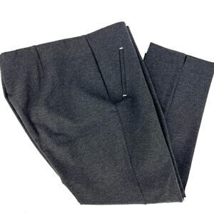 Chicos Womens Charcoal Dress Trousers Tapered Leg Cropped Chicos Size 3 - 16